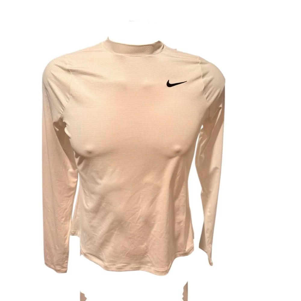 Women's Nike Long Sleeve Tee L White Black